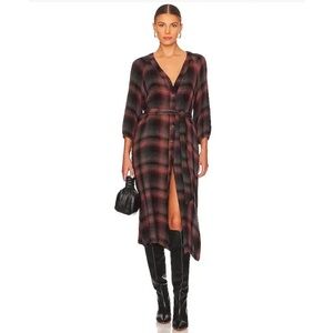 Like New! BELLA DAHL  Button Down Midi Dress, size M